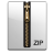 Zip Gold Icon